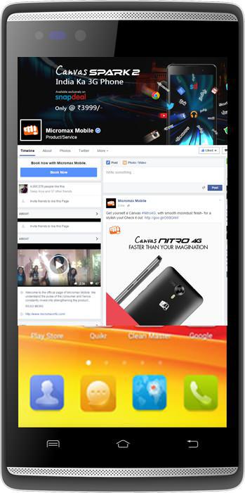 Micromax Canvas Fire 4G