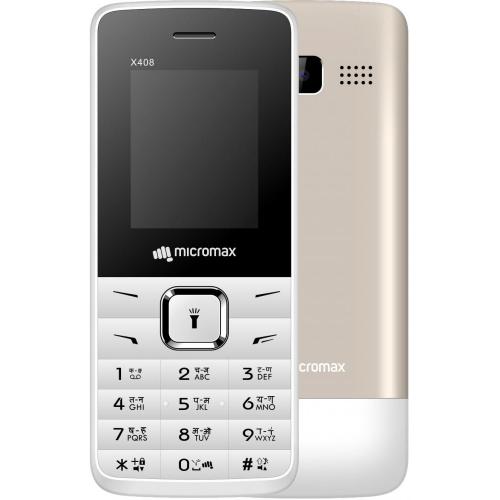 Micromax X408 White/Champagne