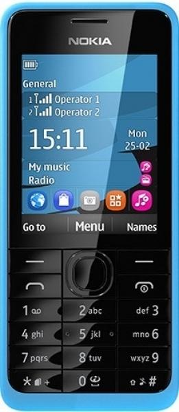 Nokia 301 Dual SIM (Cyan)