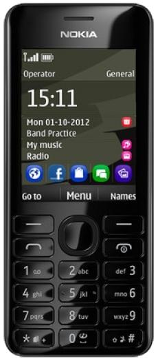 Nokia Asha 206 (Black)