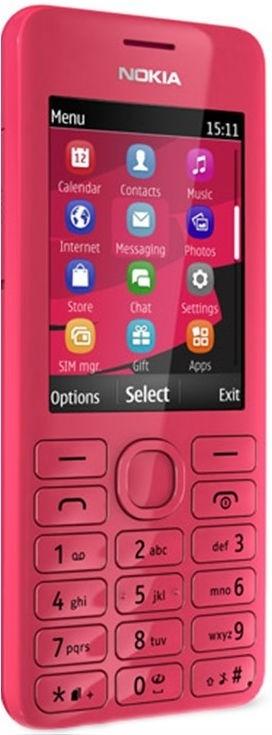 Nokia Asha 206 (Magenta)