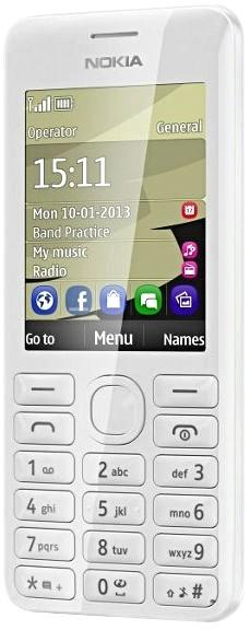 Nokia Asha 206 (White)