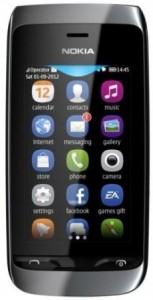 Nokia Asha 308 (Black)