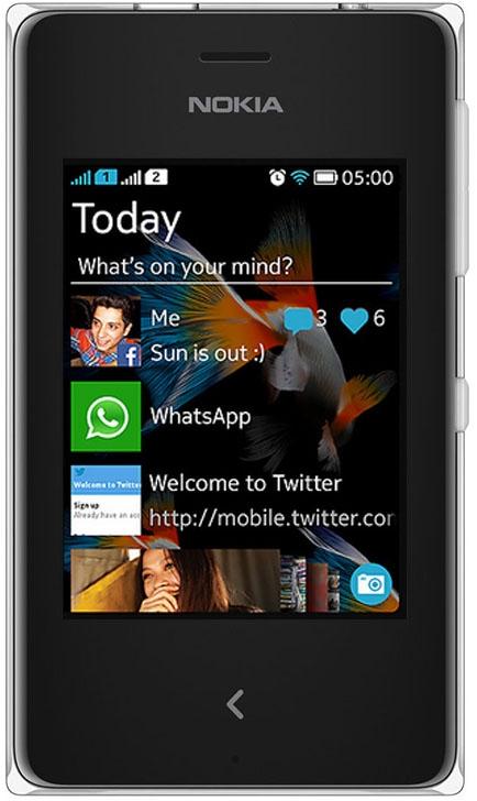 Nokia Asha 500 Dual SIM (White)