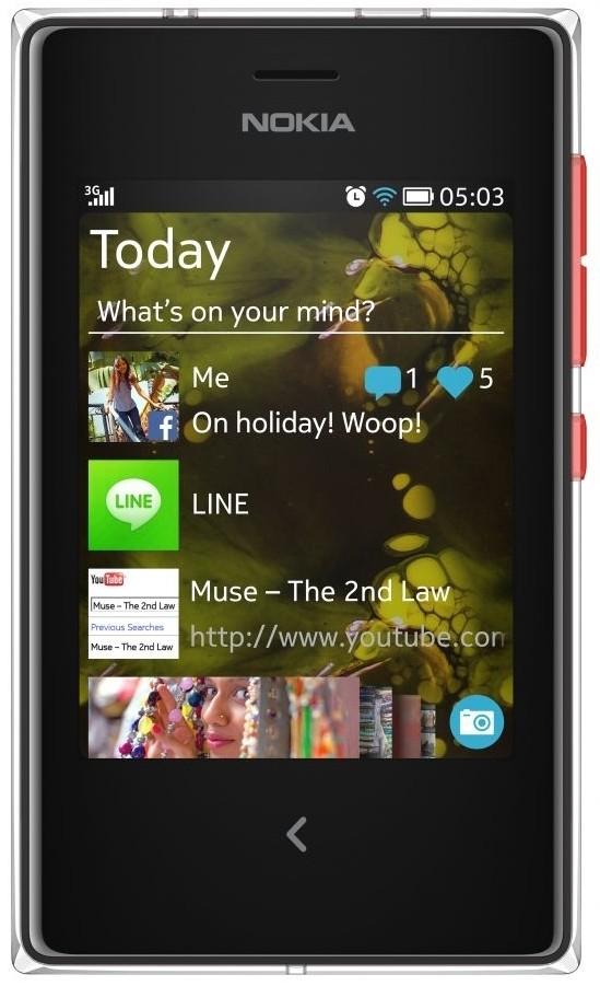 Nokia Asha 503 Dual SIM (Red)
