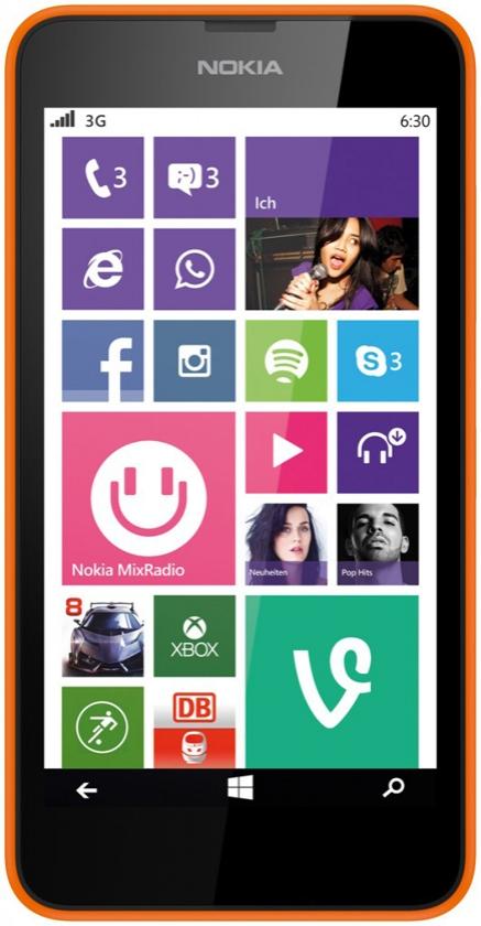Nokia Lumia 630 Dual SIM (Orange)