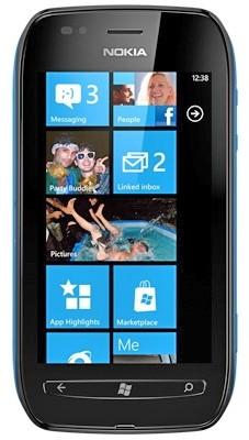 Nokia Lumia 710 (Black Cyan)