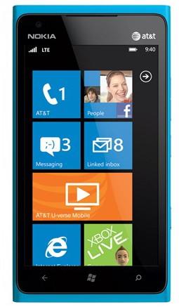 Nokia Lumia 900 (Cyan)