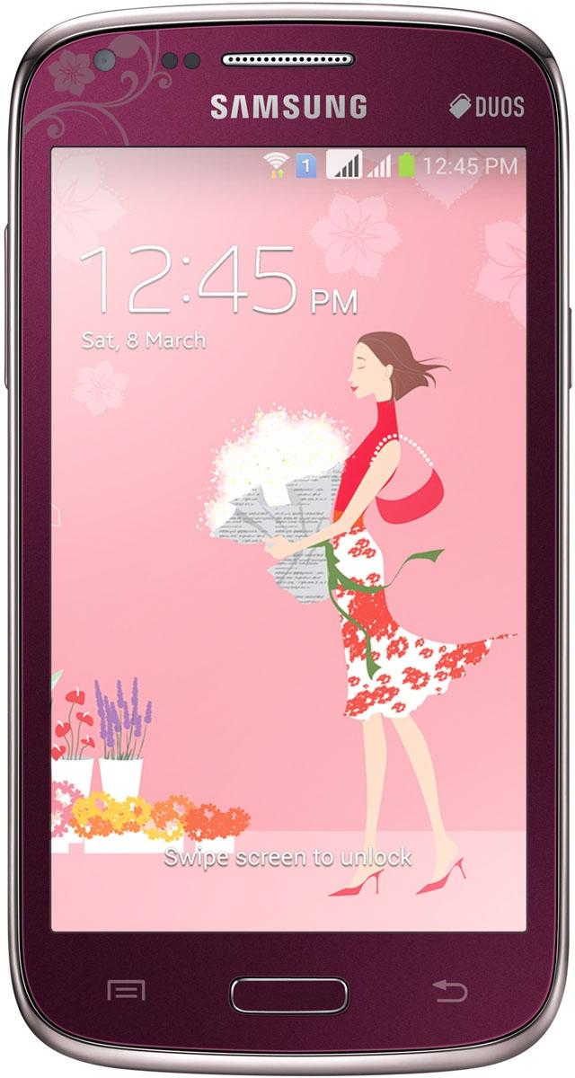 Samsung I8262 Galaxy Core (Wine Red La Fleur)