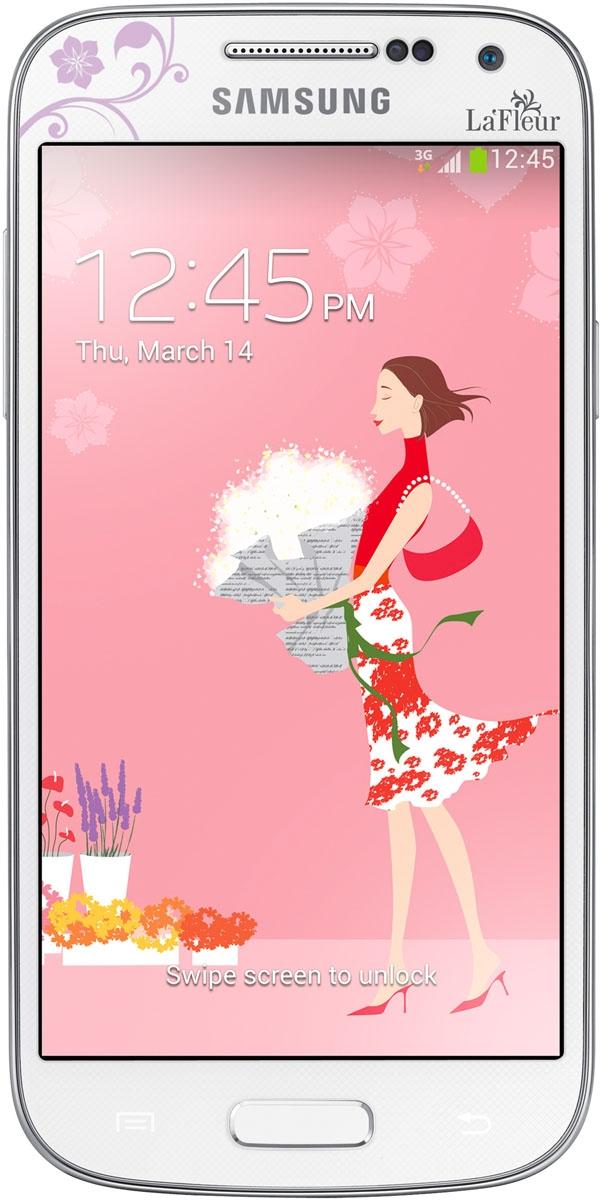 Samsung I9192 Galaxy S4 Mini Duos (White La Fleur)