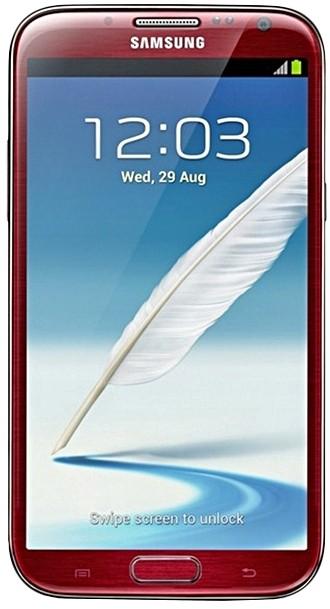 Samsung N7100 Galaxy Note II (Red)