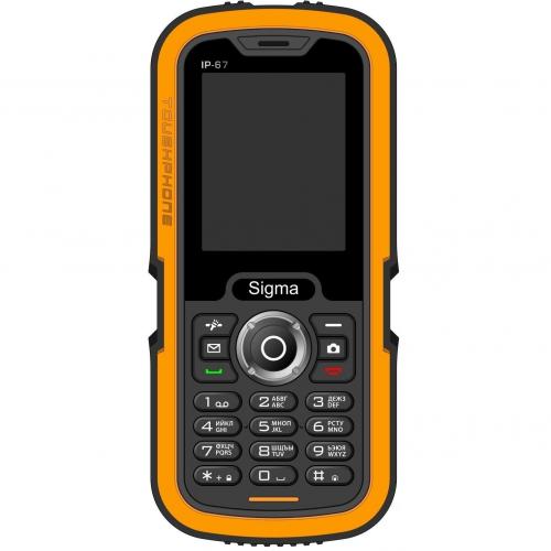 Sigma mobile -treme IP67 Dual Sim (Black Orange)