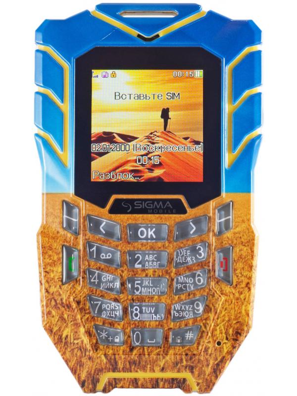 Sigma mobile X-treme AT67 Kantri (Blue/Yellow)