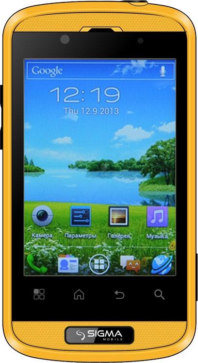 Sigma mobile X-treme PQ11 (Yellow)