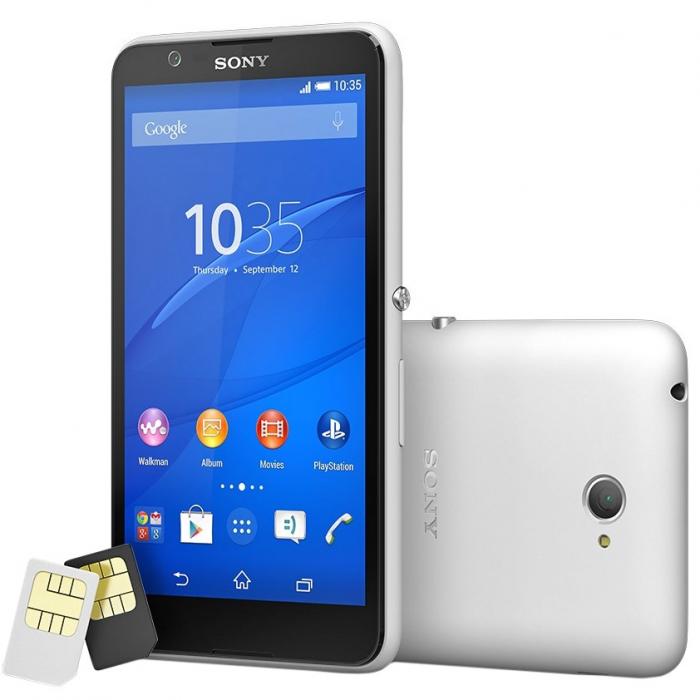 Sony Xperia E4 Dual (White)