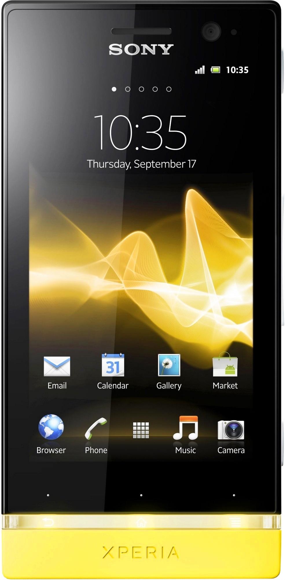 Sony Xperia U (White/Yellow)