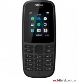 Nokia 105 Dual Sim 2019 Black (16KIGB01A01)