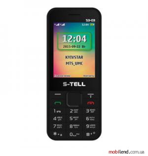 S-TELL S3-03 (Black-Red)