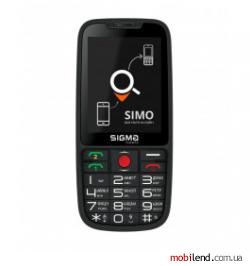Sigma mobile Comfort 50 Elegance3 SIMO ASSISTANT Black