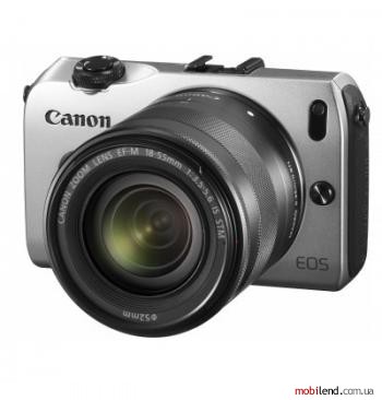 Canon EOS M kit (18-55mm) IS STM Silver