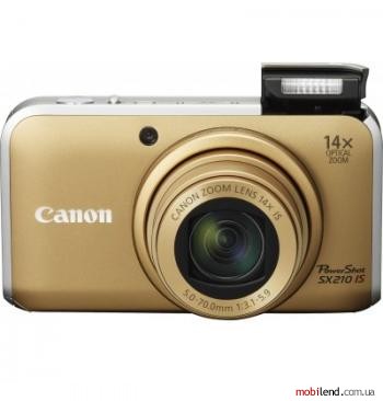 Canon PowerShot SX210 IS Gold