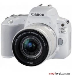 Canon EOS 200D kit (18-55mm) EF-S IS STM White