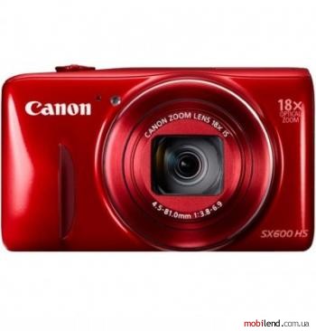 Canon PowerShot SX600 HS Red Travel Kit
