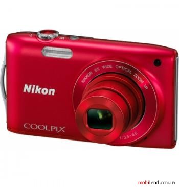 Nikon Coolpix S3300 Red