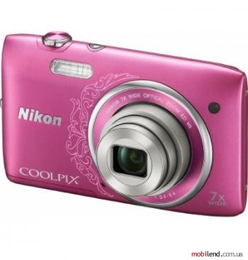 Nikon Coolpix S3500 Pink