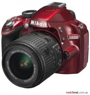 Nikon D3200 kit (18-55mm VR II) SLR Shoulder Bag Red
