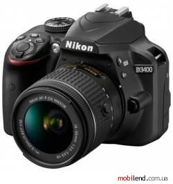 Nikon D3400 kit (18-55mm VR) Black (VBA490K001)
