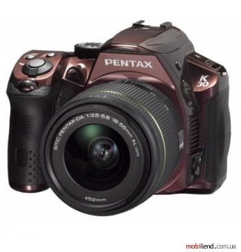 Pentax K-30 kit (DA 18-55mm WR) Crystal Bordeaux