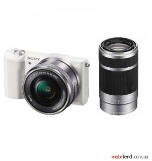 Sony Alpha A6000 kit(16-50mm 55-210mm) White