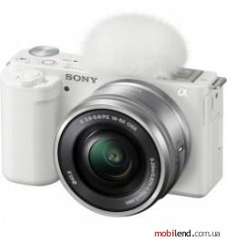 Sony ZV-E10 kit (16-50mm) White (ILCZVE10LW.CEC)
