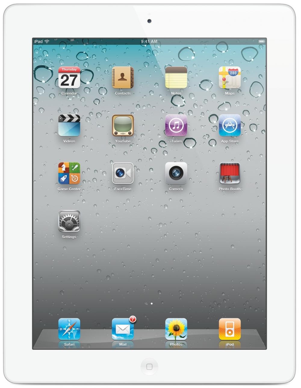 Apple iPad 2 Wi-Fi 16Gb White (MC979)
