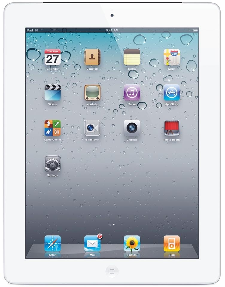 Apple iPad 2 Wi-Fi 3G 16Gb White (MC982)