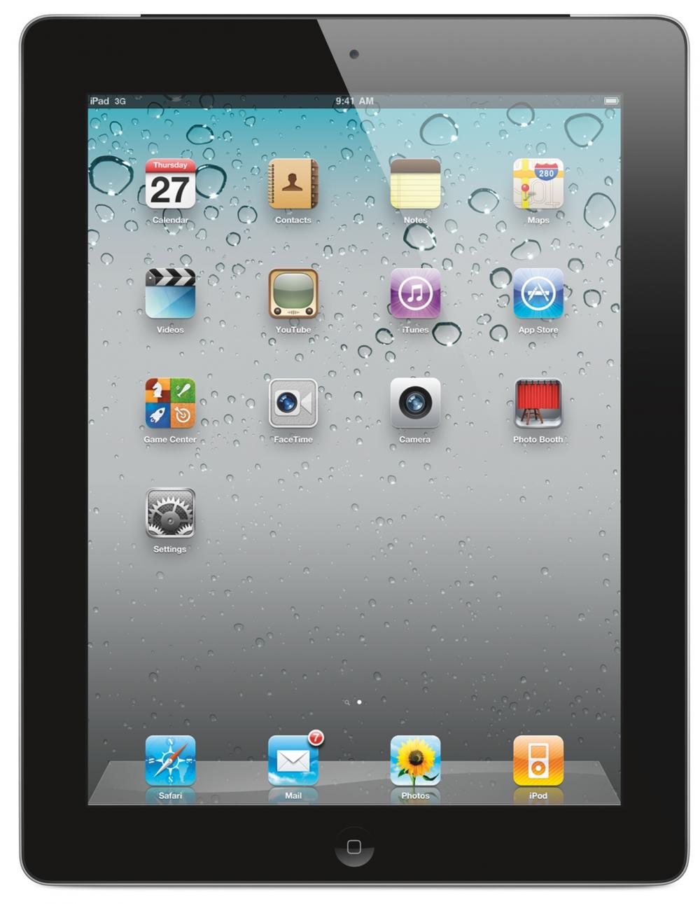 Apple iPad 2 Wi-Fi 3G 64Gb Black (MC775)