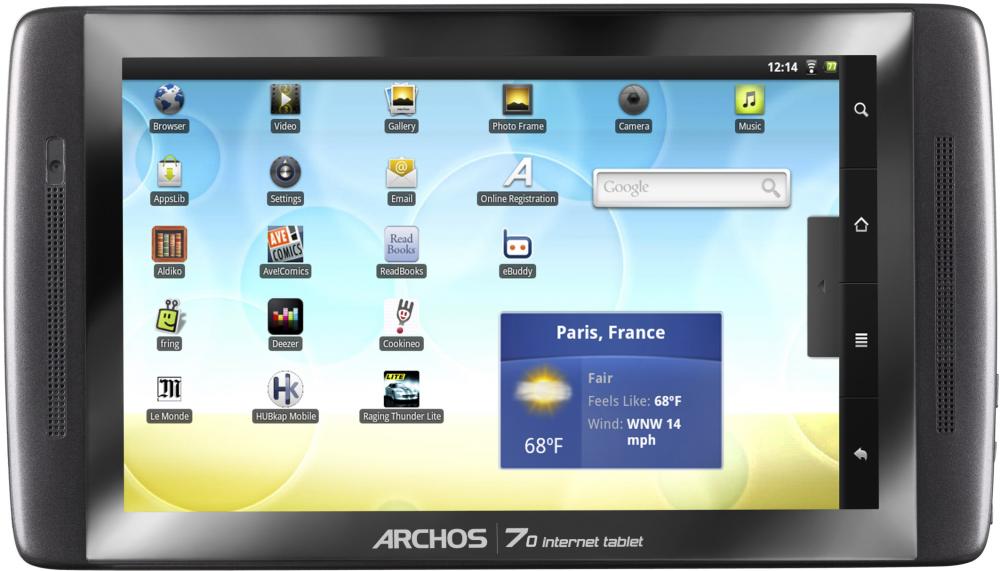 Archos 70 internet tablet 8GB