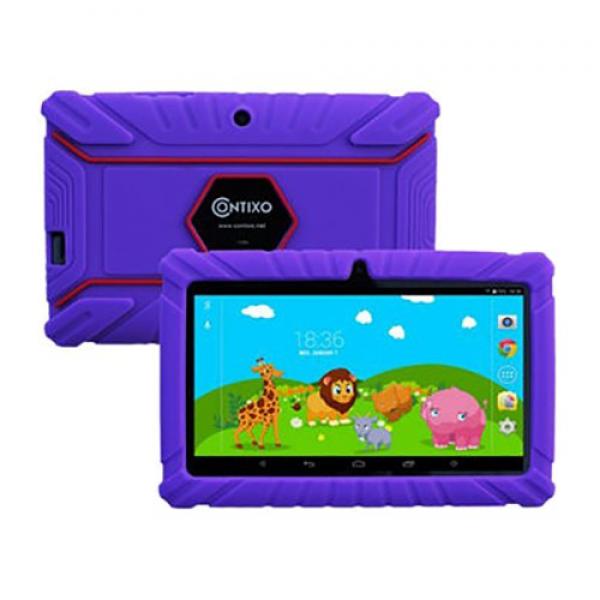 Contixo 7 Kids 2 8GB Proof Case Purple (LA703-KIDS-2)