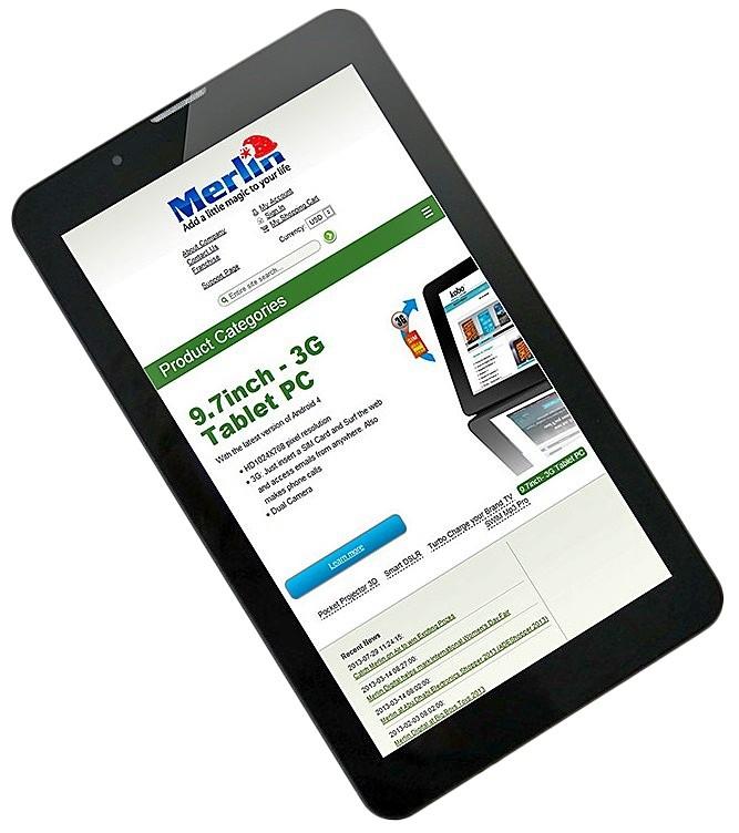Merlin Tablet PC 7� 3G DUAL SIM (White)