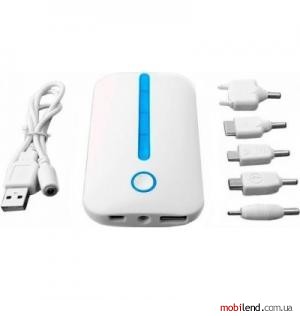 Drobak Mobile Power Emergency Charger PB4800B/4800 mAh/White (602686)