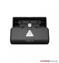 IWALK 5200mAh rechargeable docking battery with USB port for iPhone, Black