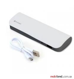Platinet Power Bank Leather 7200 mAh White (PMPB72LW)