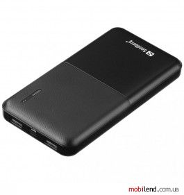 Sandberg 10000mAh Saver USB-C Micro-USB output: USB-A*2 Total 5V/2.4A (320-34)