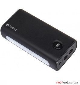 Sandberg 30000mAh PD/20W QC/3.0 USB-C*2 USB-A*2 LED flashlight 2W (420-68)