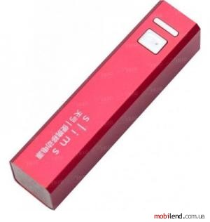 Soshine Portable power pack 2600mAh Slim red