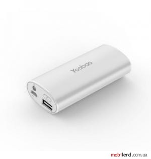 Yoobao Power Bank 5200mAh Magic Wand YB-6012 Silver