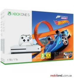Microsoft Xbox One S 1TB White   Forza Horizon 3   Hot Wheels