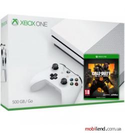 Microsoft Xbox One S 500GB White   Call of Duty: Black Ops 4
