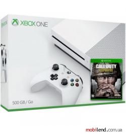 Microsoft Xbox One S 500GB White   Call of Duty: WWII